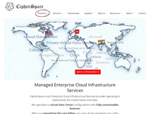 Tablet Screenshot of cipherspace.com